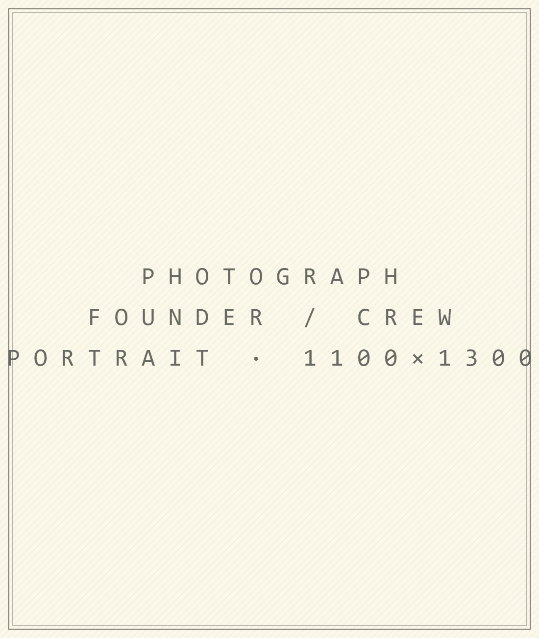 Portrait of Adamant's founder